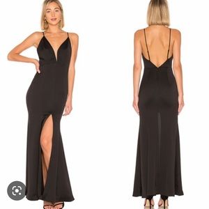 NEW NBD Trent Gown Black S